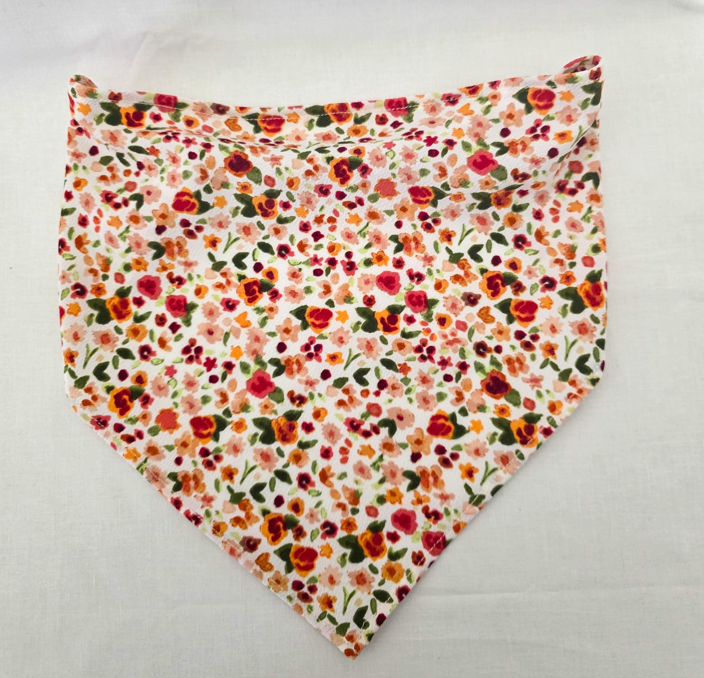 Bright Floral Print Elastic Hair Bandana