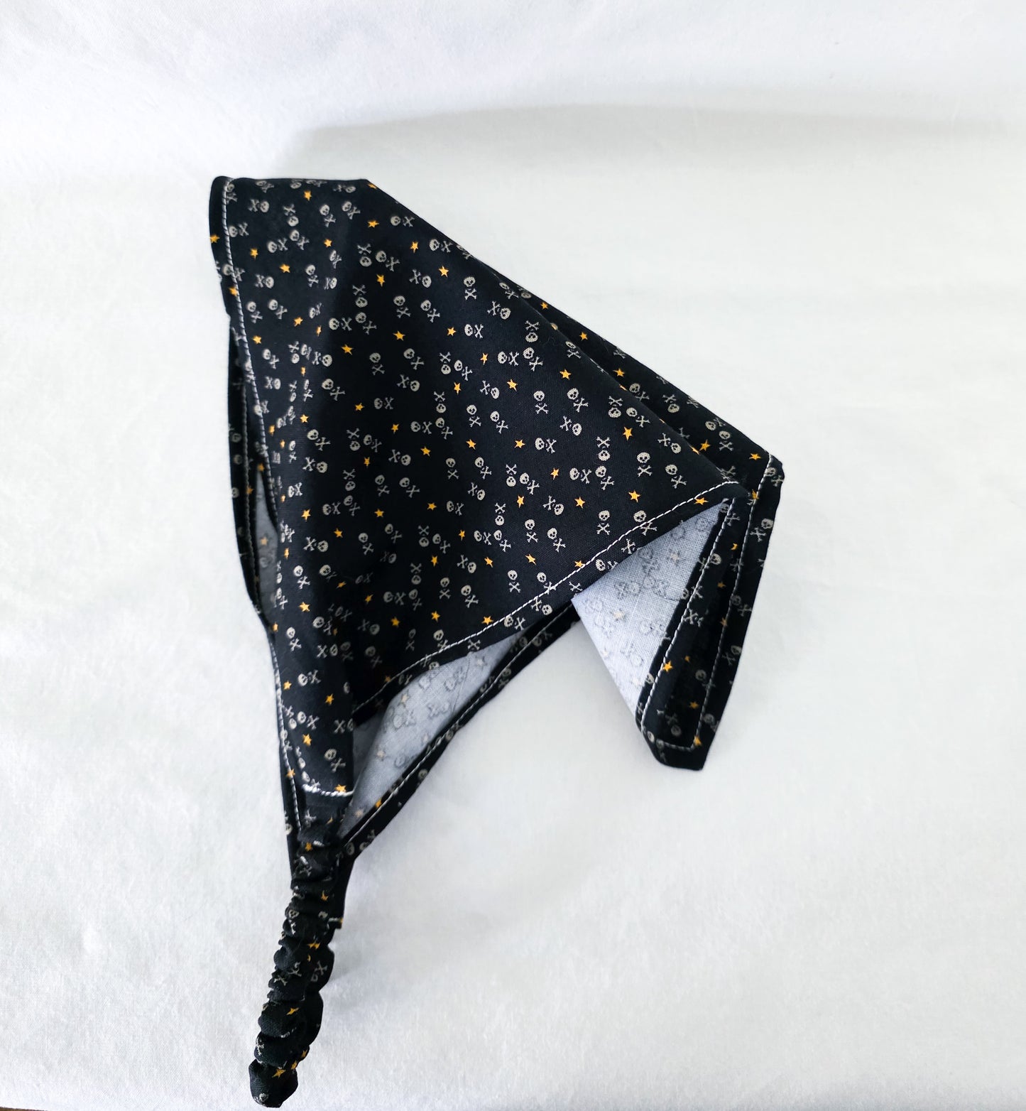 Skull Print Elastic Hair Bandana