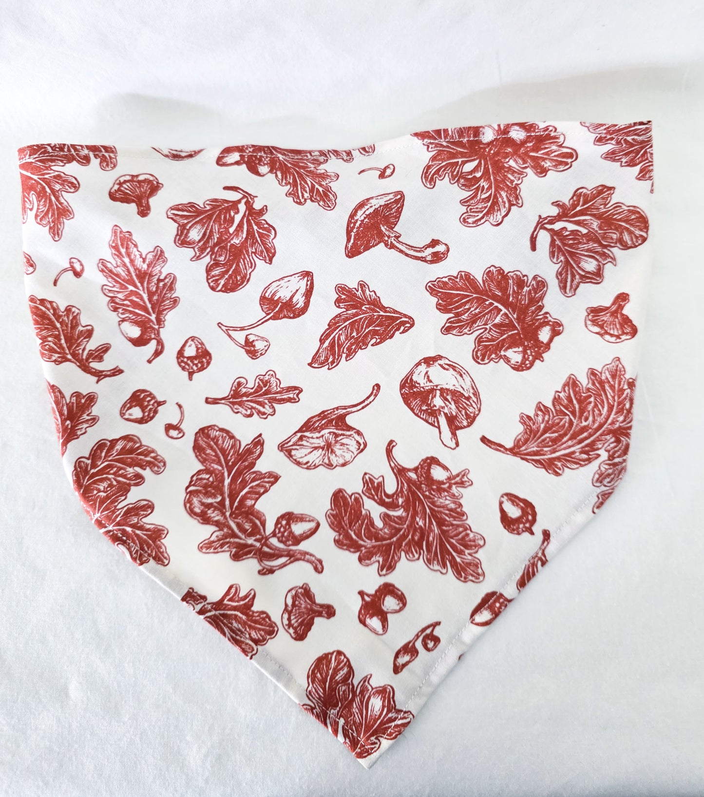 Fall Mushroom Print Elastic Hair Bandana