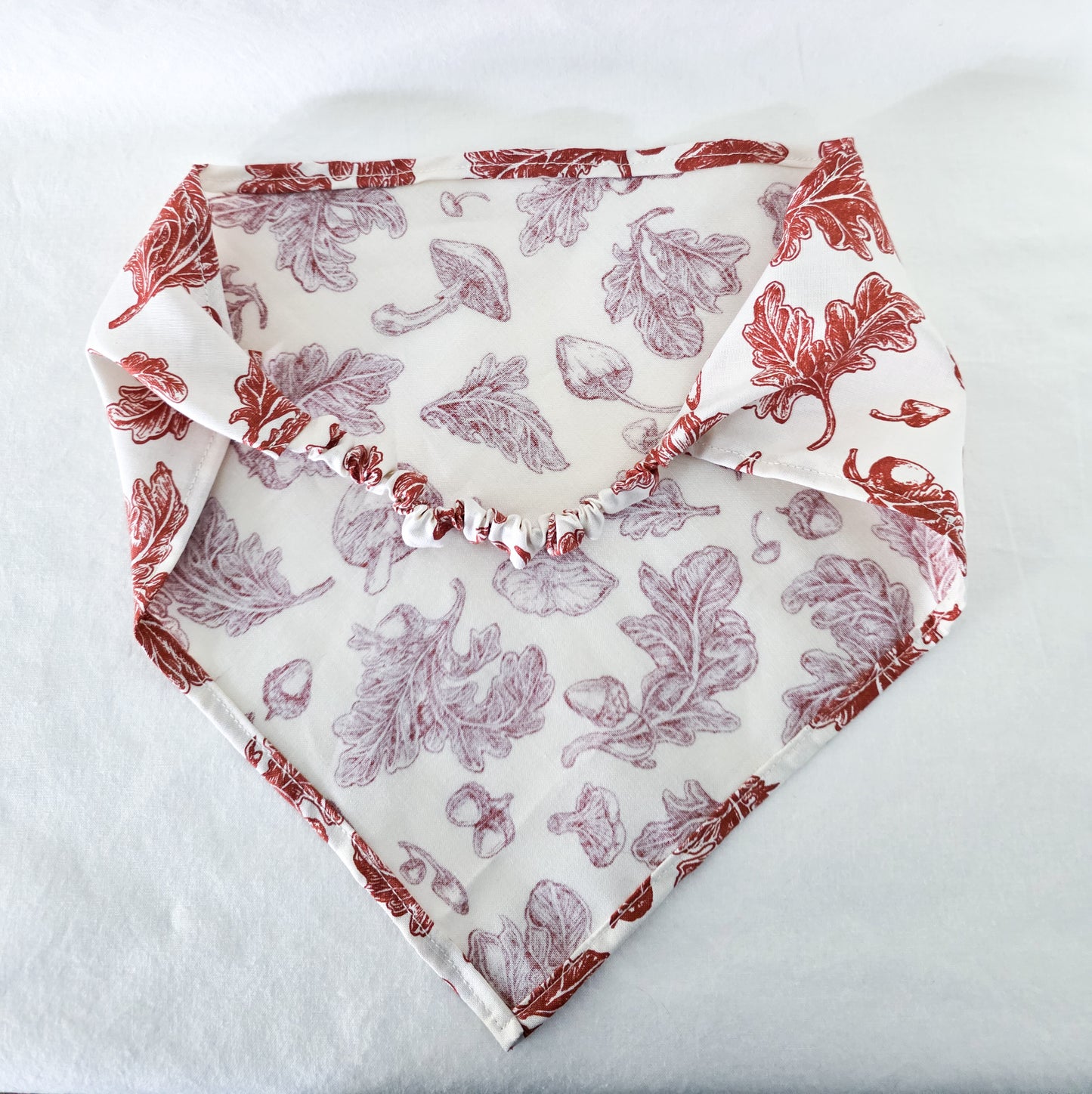 Fall Mushroom Print Elastic Hair Bandana
