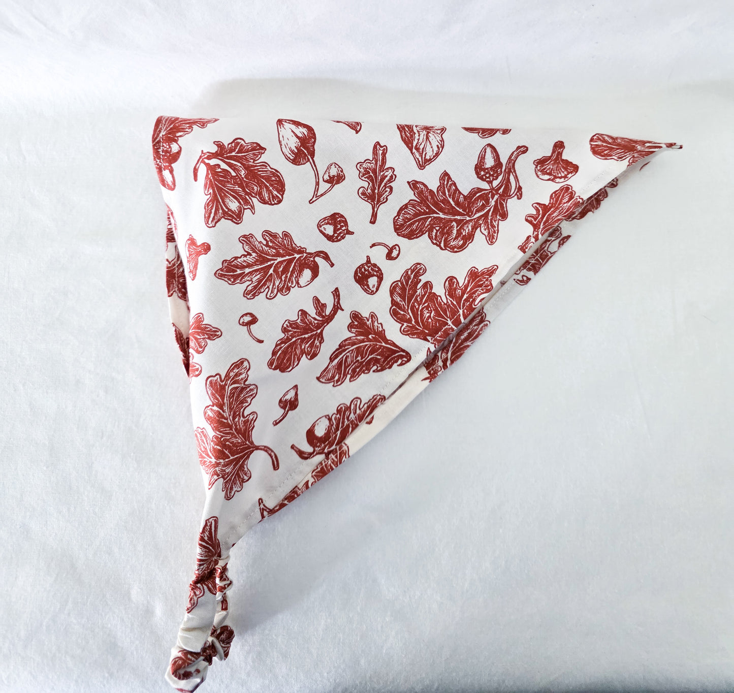 Fall Mushroom Print Elastic Hair Bandana