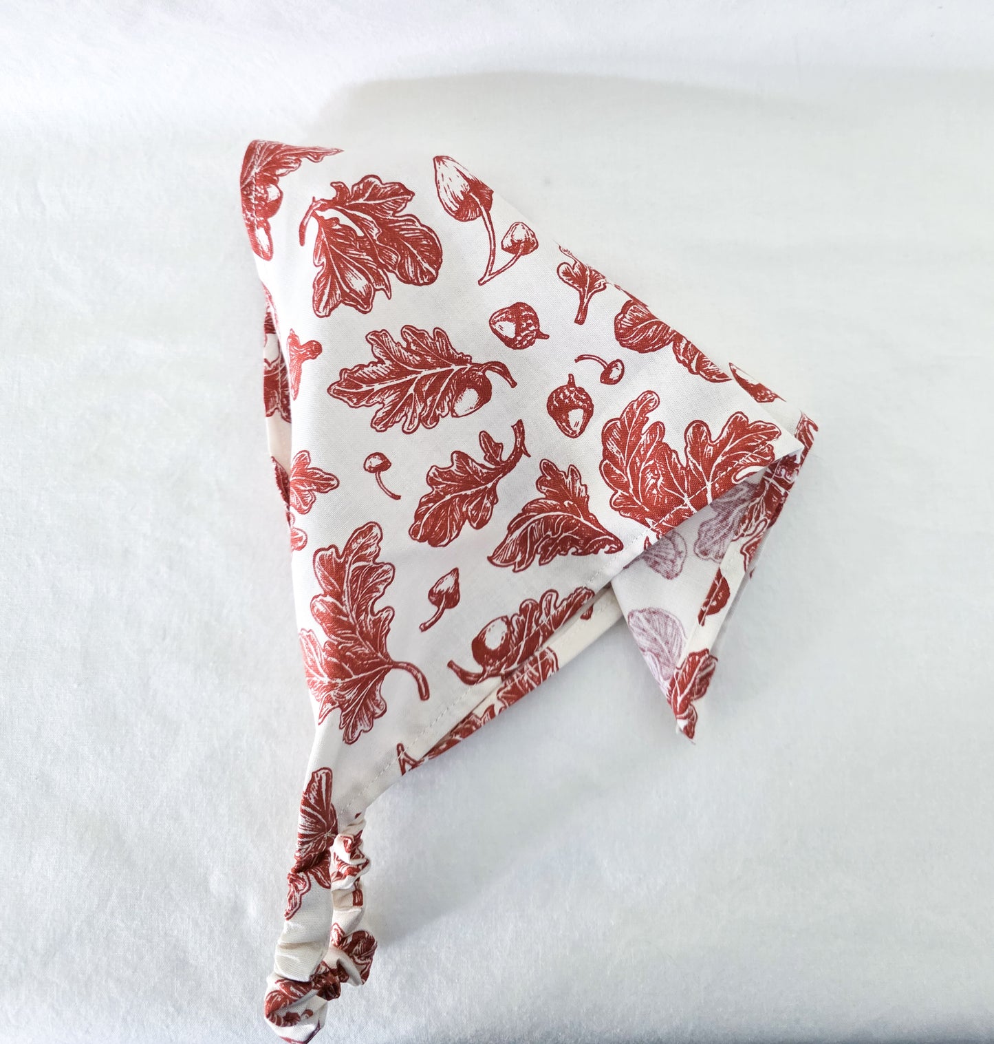 Fall Mushroom Print Elastic Hair Bandana