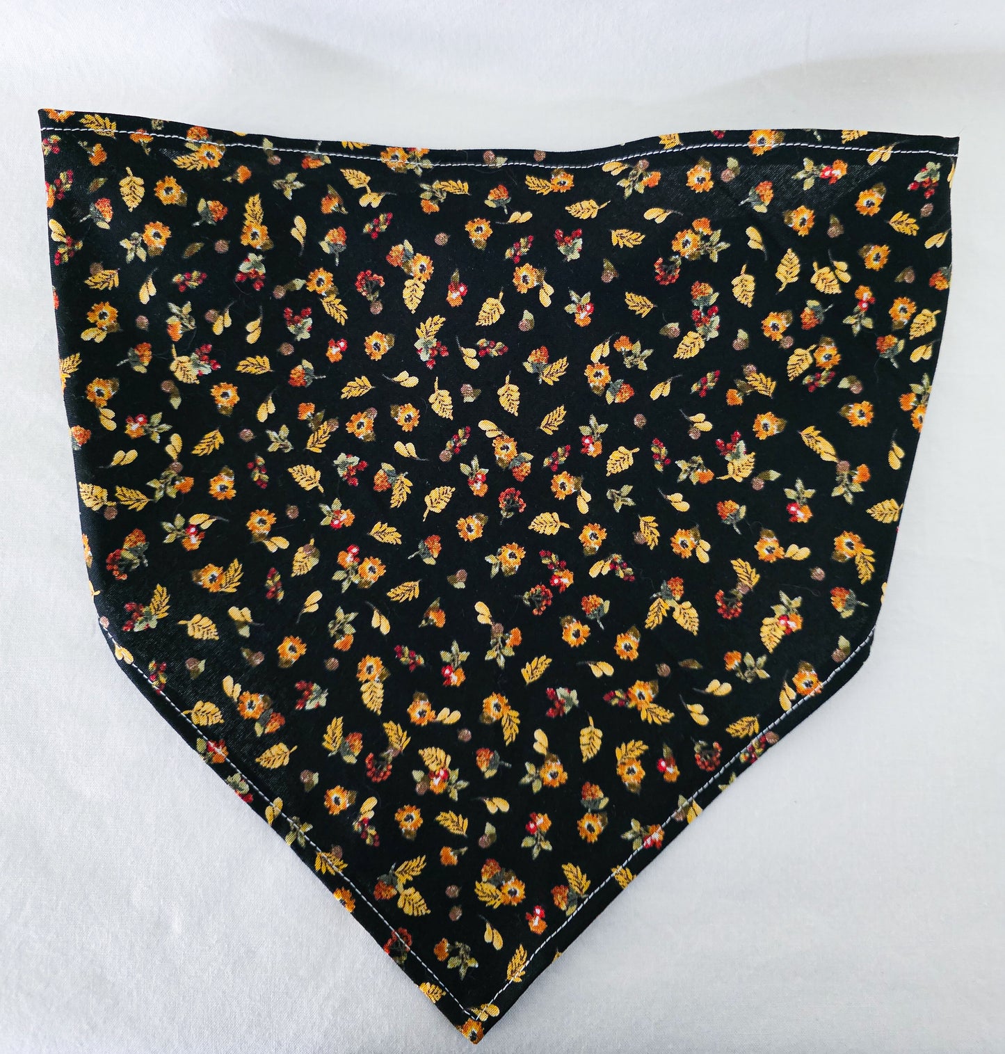 Autumn Floral Print Elastic Hair Bandana