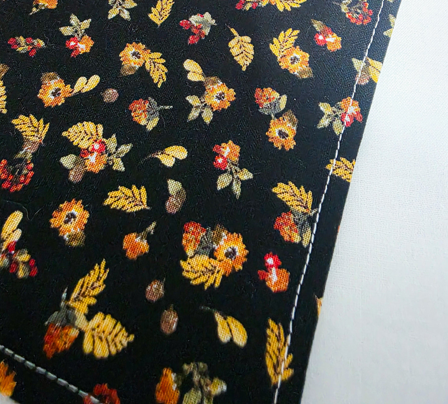 Autumn Floral Print Elastic Hair Bandana