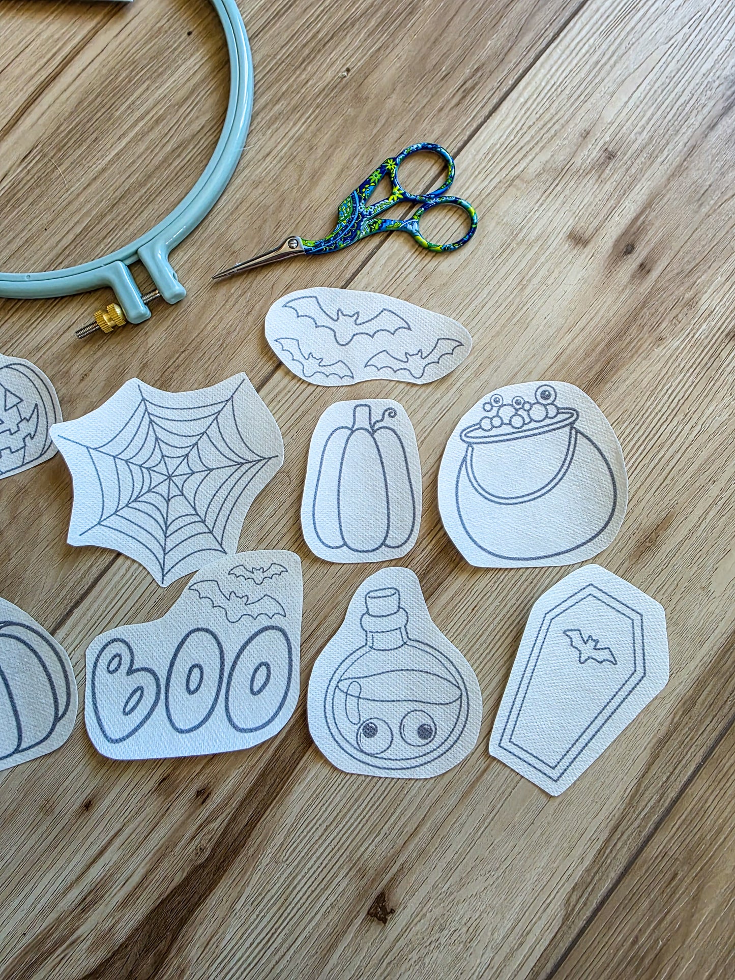 Halloween Stick and Stitch Embroidery Patterns