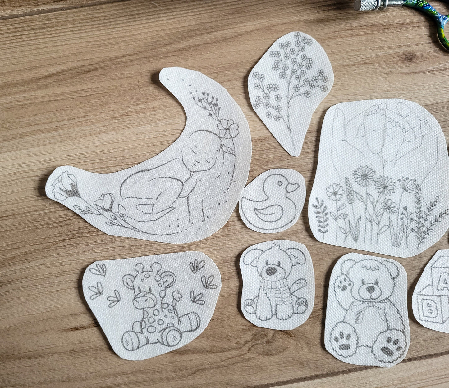 Newborn Baby Stick and Stitch Embroidery Patterns