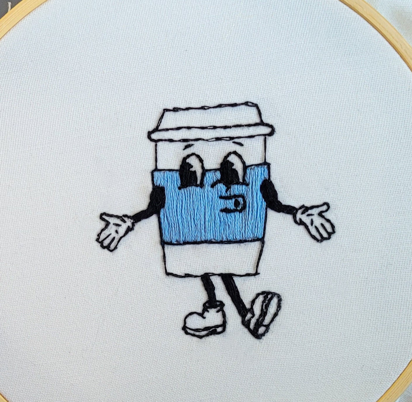 Retro Cartoon Stick and Stitch Embroidery Patterns