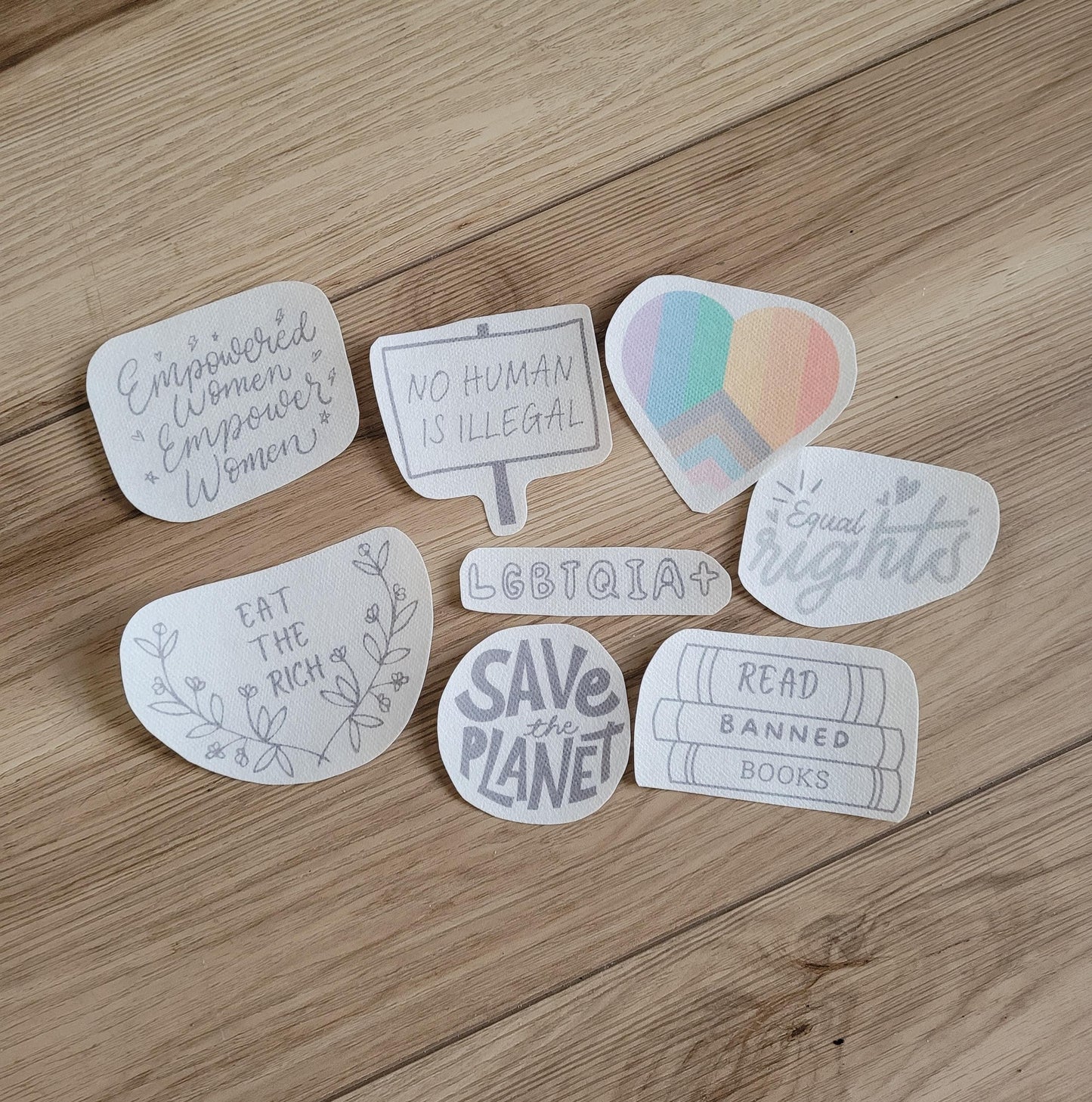 Activism Stick and Stitch Embroidery Patterns