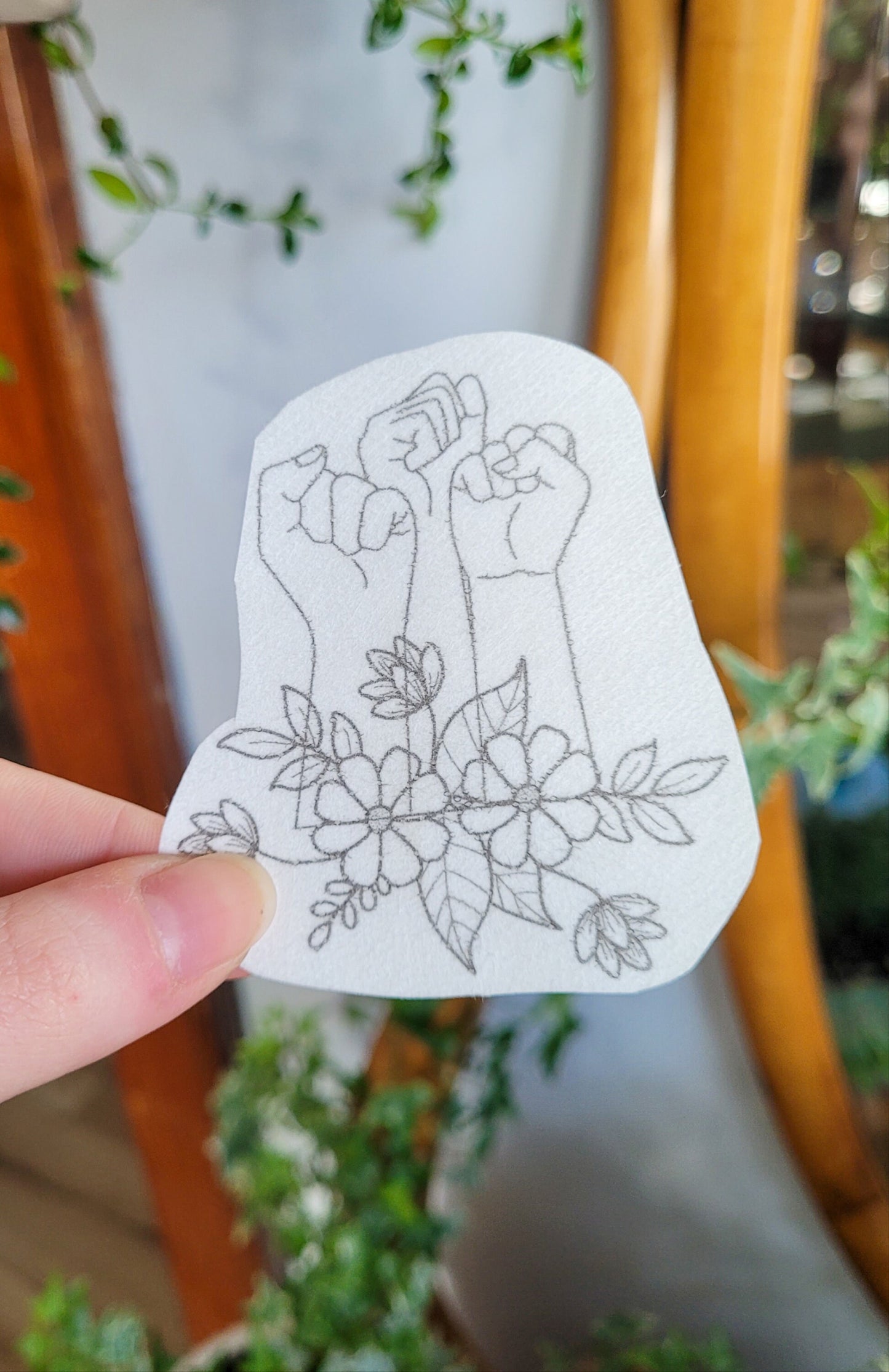 Pro Choice Stick and Stitch Embroidery Patterns