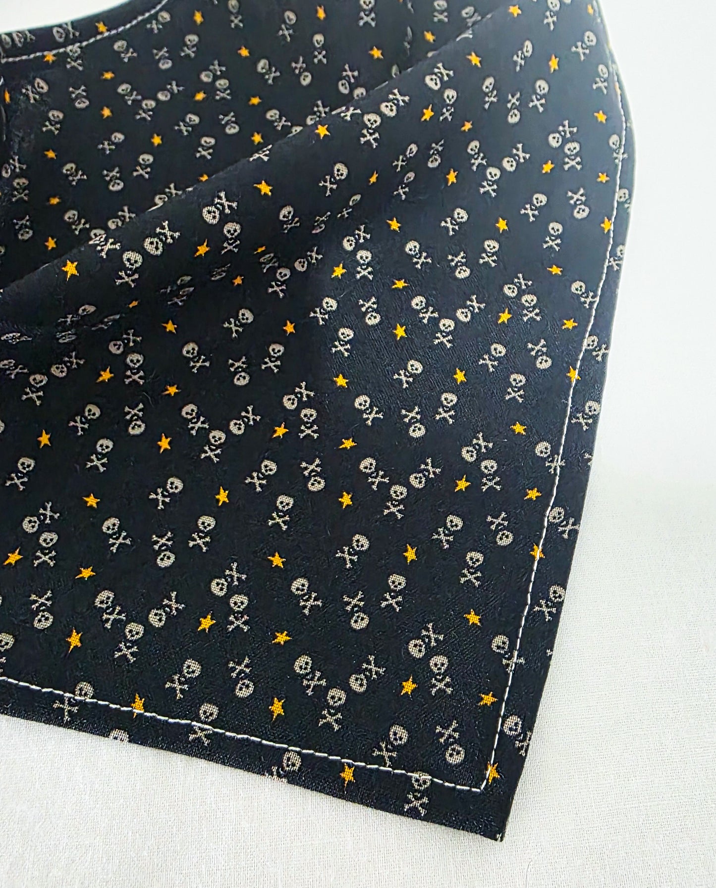 Skull Print Elastic Hair Bandana
