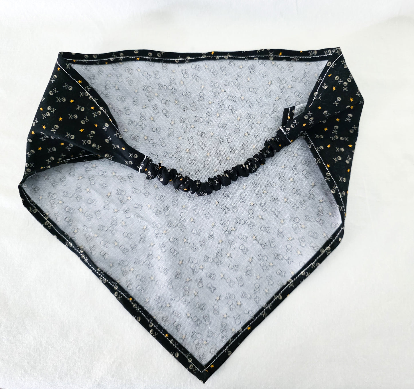 Skull Print Elastic Hair Bandana