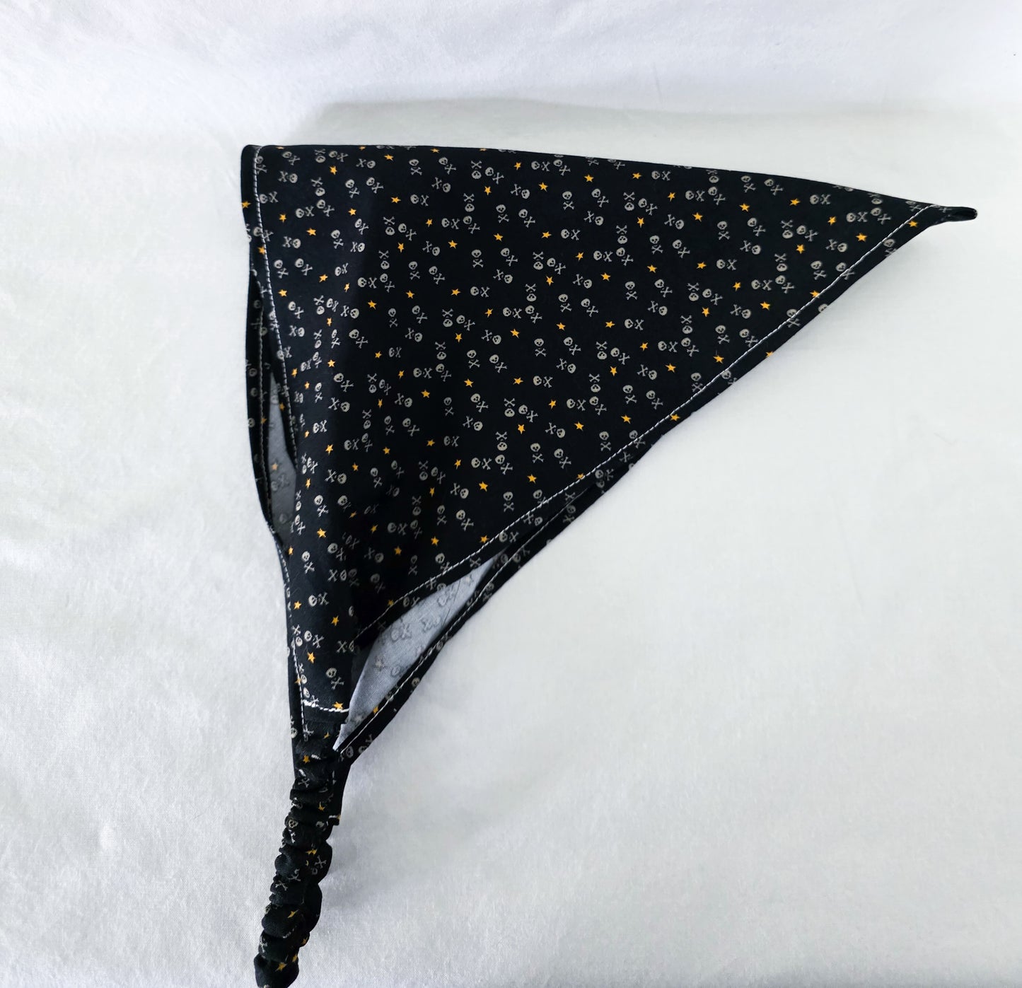 Skull Print Elastic Hair Bandana