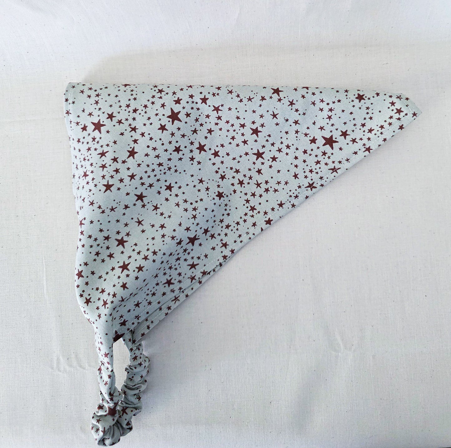 Star Print Cotton Elastic Hair Bandana