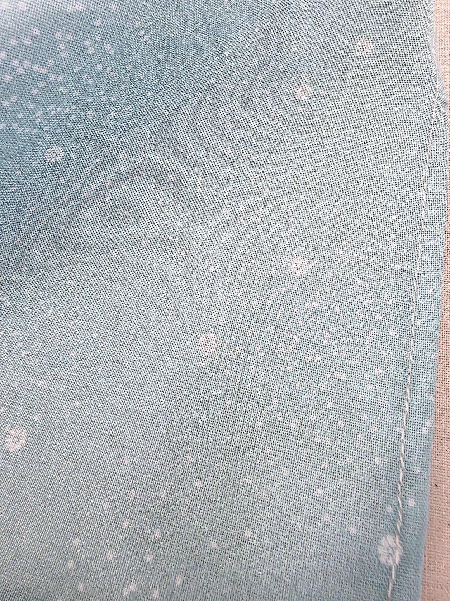 Light Blue Cotton Elastic Hair Bandana
