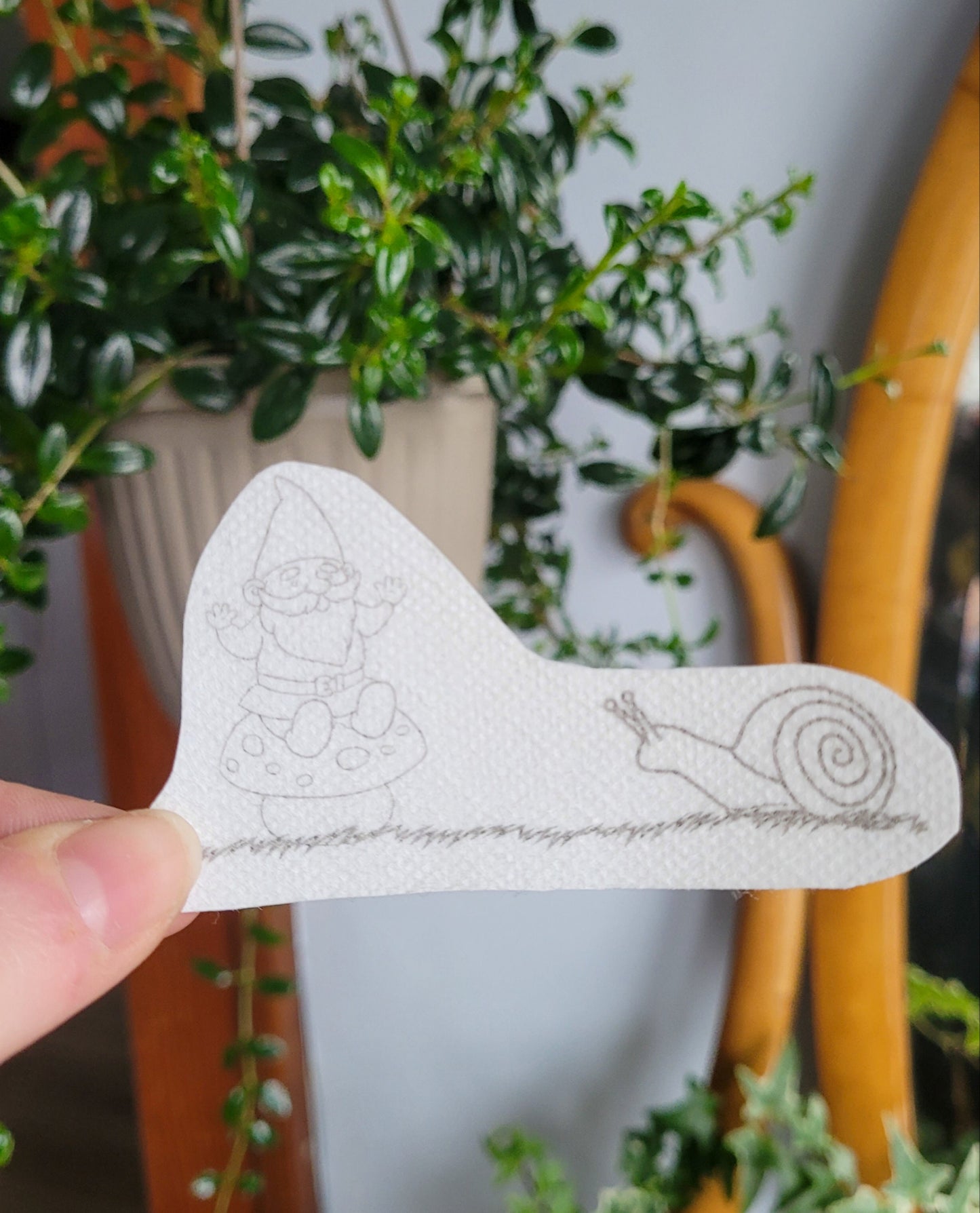 Gnome House Stick and Stitch Embroidery Patterns
