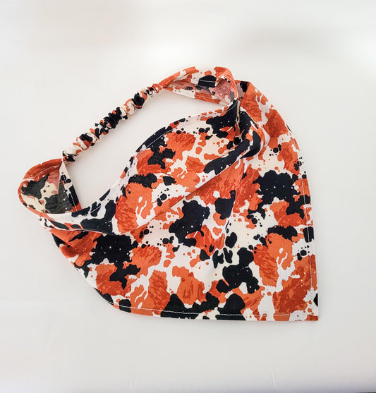 Highland Cow Print Elastic Hair Bandana