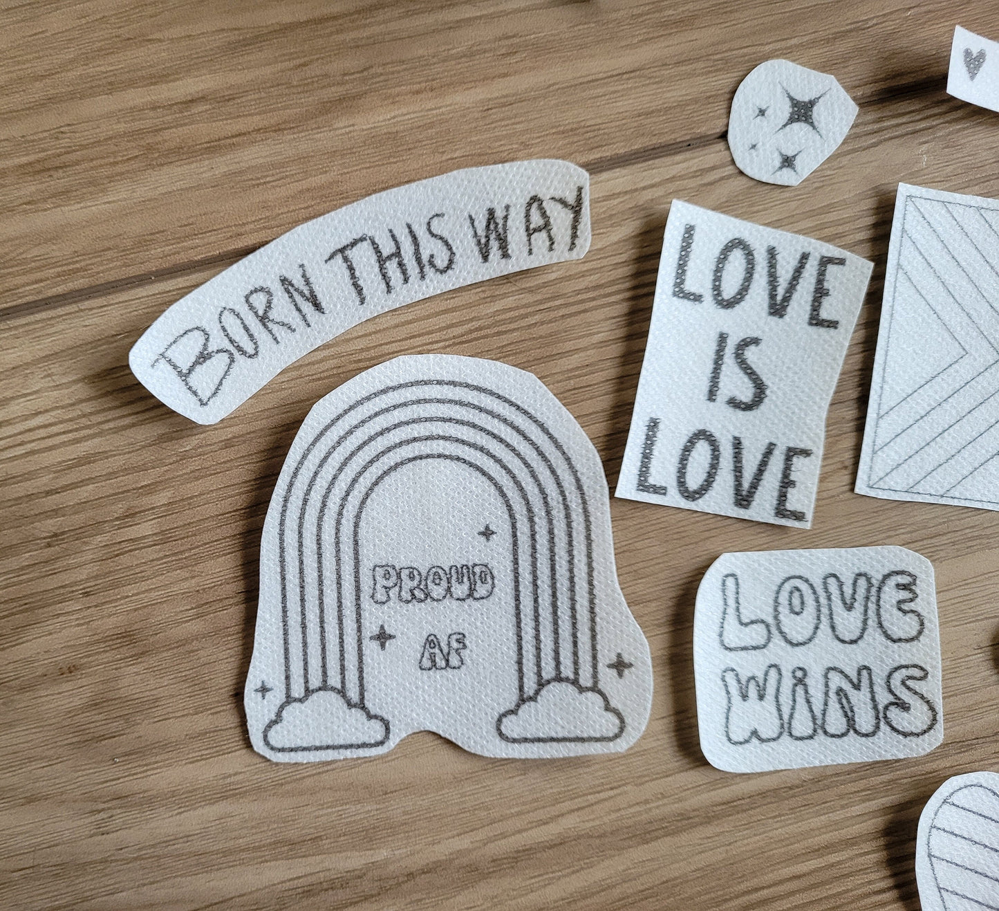 Pride LGBTQ+ Stick and Stitch Embroidery Patterns