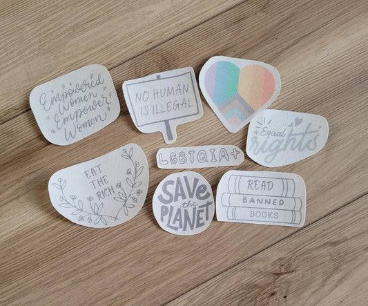 Activism Stick and Stitch Embroidery Patterns