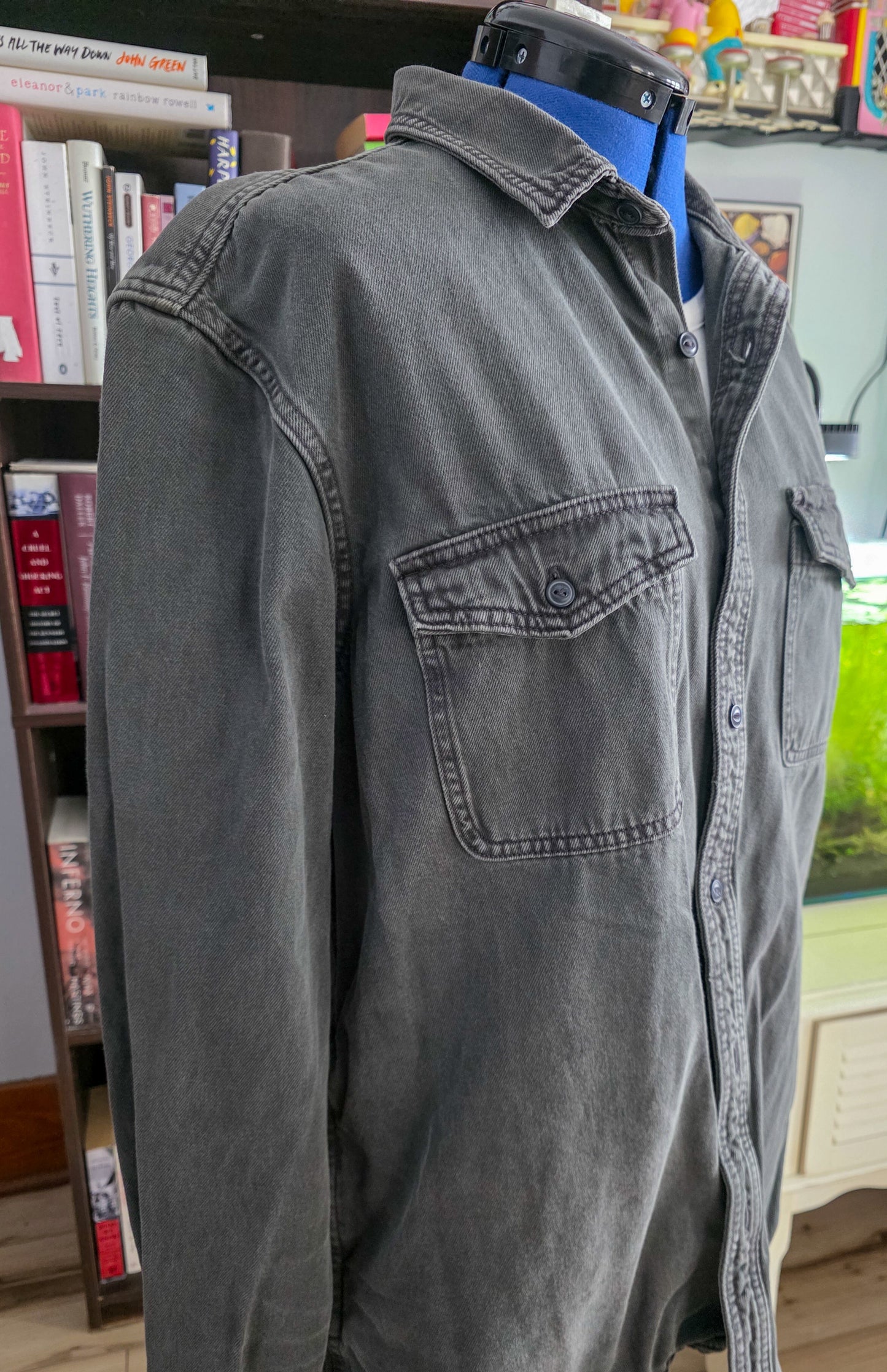 Upcycled Eclectic Patchwork Jacket, Unisex Size XL
