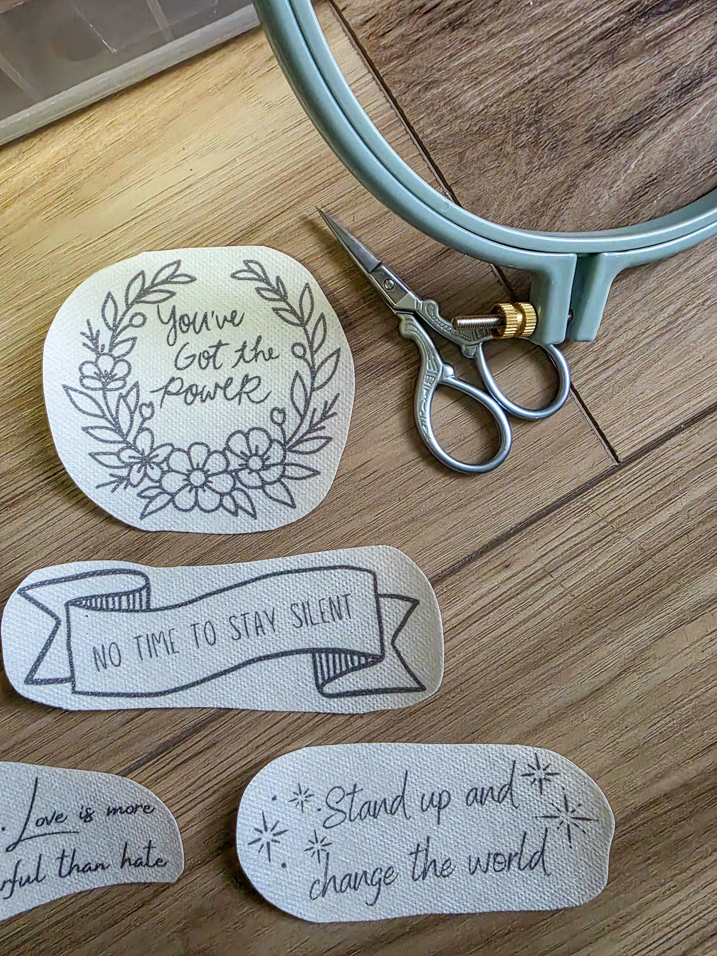 Equality and Activism Stick and Stitch Embroidery Patterns: Feminist and Pro Choice